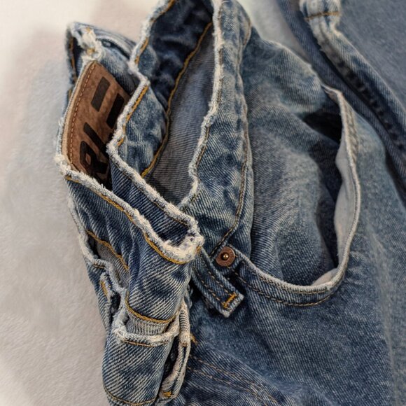 Vtg Polo Jeans Co. Ralph Lauren Denim Jeans Mens 34x34 Relaxed Flag 90s Y2K - Picture 12 of 12